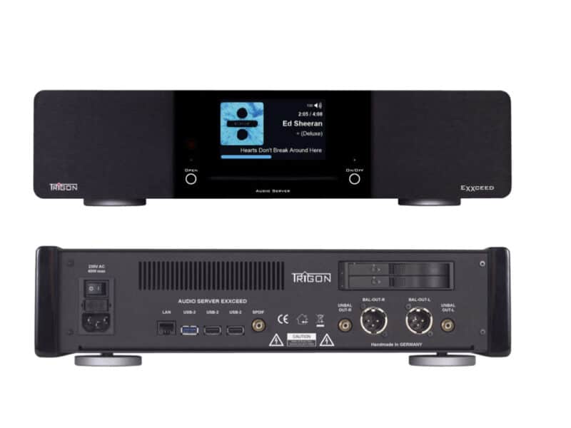 Trigon Exxceed Audioserver in schwarz aus der Demo