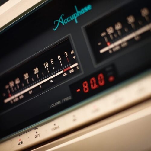 Audiogerät mit Anzeigen