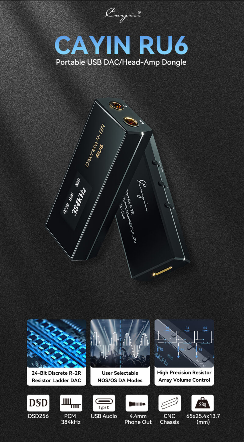 Cayin RU6 R-2R USB-Headphone DAC – Bild 4