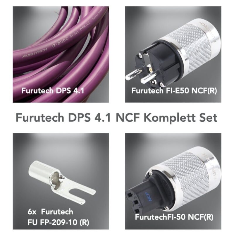 Furutech dps 4.1 NCF Komplettset (ohne Konfektionierung) in 1m Länge zum Paketpreis