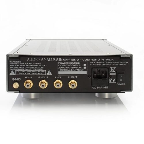 audio analogue aaphono Audio Analogue Aaphono Rückseite