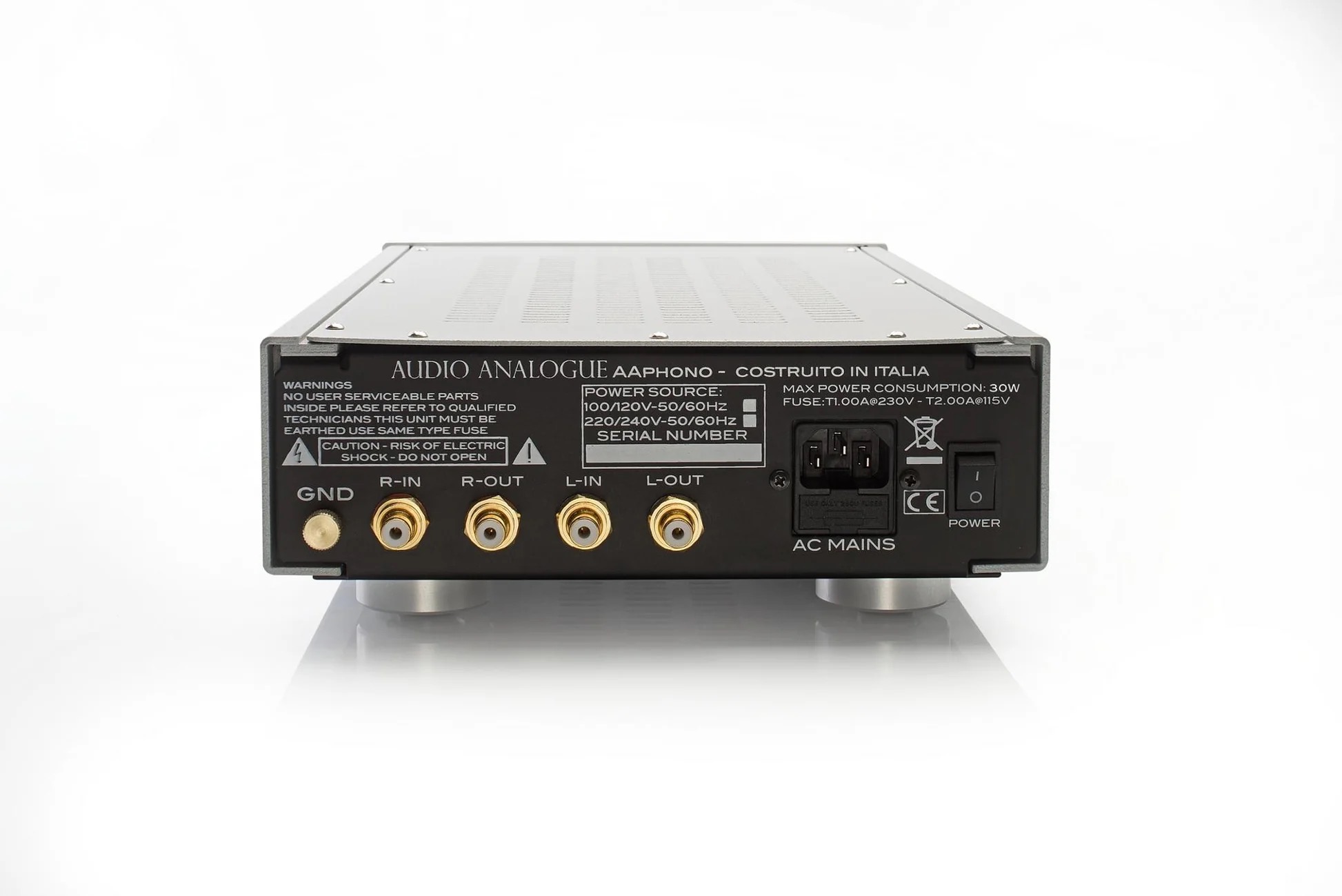 audio analogue aaphono Audio Analogue Aaphono Rückseite