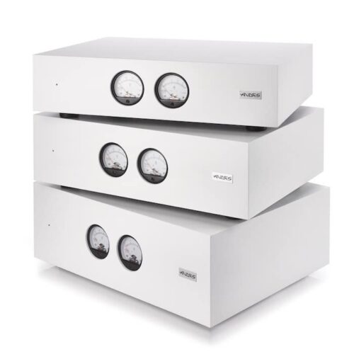 Weiße Audio-Verstärker-Stapel