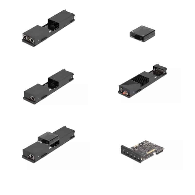 Elektronische Geräte und Komponenten in Schwarz