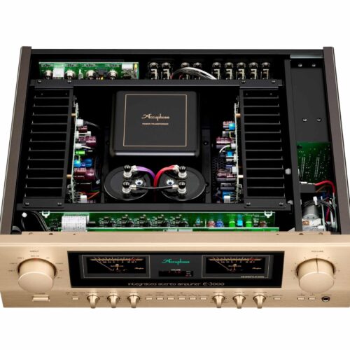 accuphase e 380 (kopie) Verstärker-Innenansicht mit Anzeigen