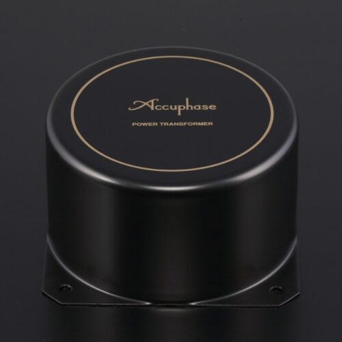 accuphase c 57 Schwarzer Leistungs-Transformator mit Beschriftung
