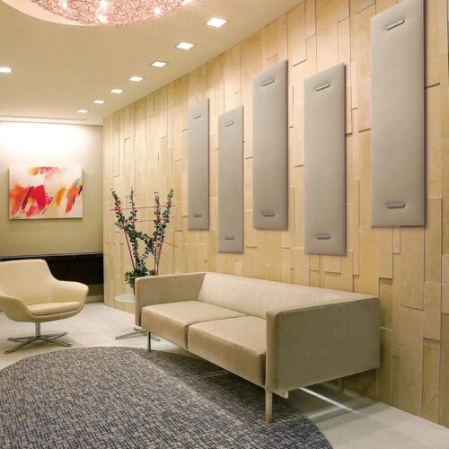 caimi snowsound miseco zubehör Moderne Lounge mit Kunstwerk