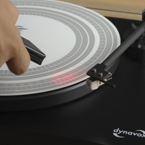 dynavox stroboskopleuchte s led Plattenspieler mit Nadel