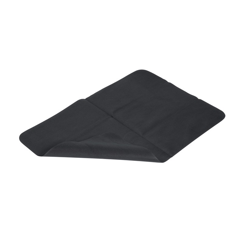 dynavox schallplattenreinigungstücher mfc6, 3 tücher Schwarzes Tuch, Stoff, Quadrat