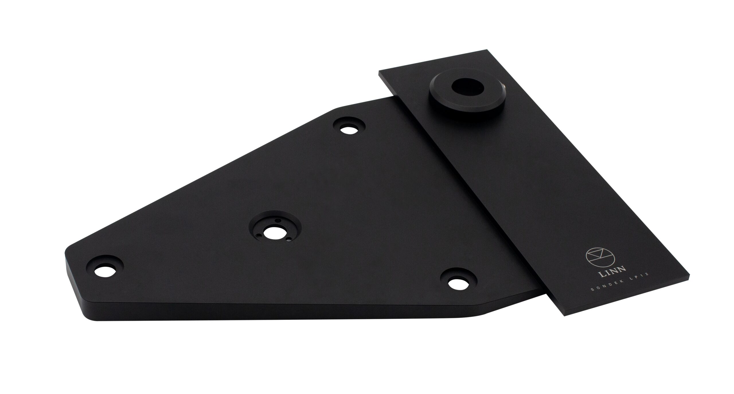 linn keel se Schwarzes Bauteil mit Bohrungen